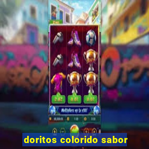 doritos colorido sabor